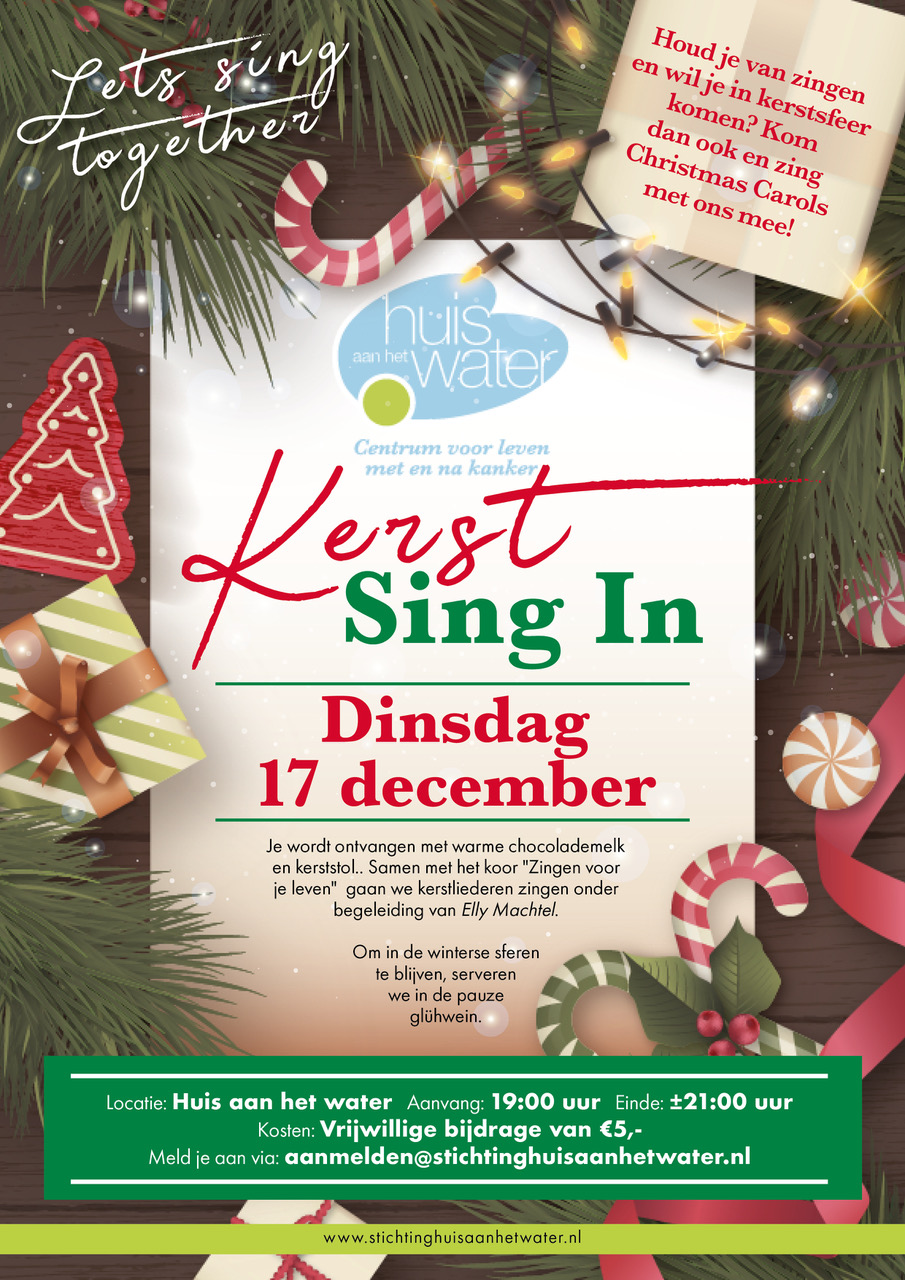 Kerst Sing In Huis aan het Water